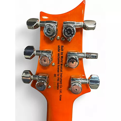 Used PRS 25th Anniversary Custom 24 Smoked Amber Solid Body Electric Guitar Smoked Amber - musicians--Friend