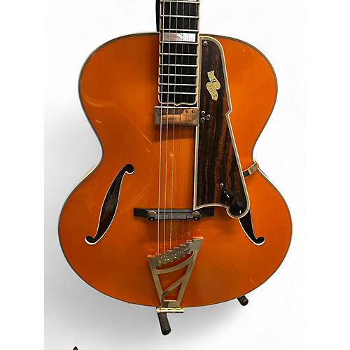 Used D'Angelico Excel Series Style B Throwback Amber Hollow Body Electric Guitar Amber - musicians--Friend