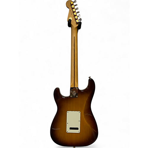 Used 2021 Fender 75th Anniversary Commemorative Stratocaster Bourbon Burst Solid Body Electric Guitar Bourbon Burst - musicians--Friend