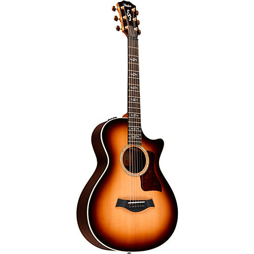 Taylor 412ce 12-Fret Special Edition Grand Concert Acoustic-Electric Guitar Shaded Edge Burst - musicians--Friend