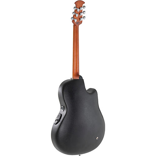 Ovation CS24L-5G Celebrity Series Traditional Mid-Depth Left-Handed Acoustic-Electric Guitar Black - musicians--Friend