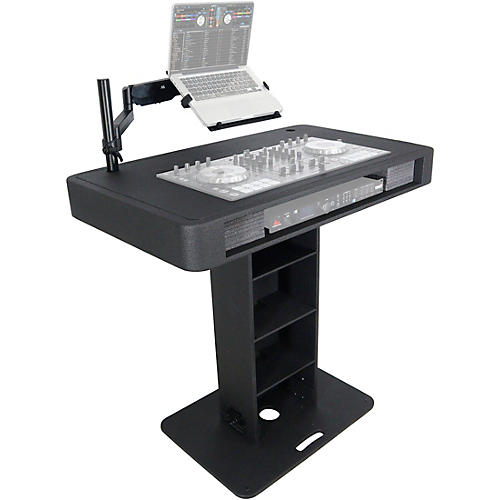 ProX Control Tower DJ Podium Stand Travel Case for Pioneer XDJ-XZ, DDJ-1000 SRT, DDJ-SZ2, DDJ SX-3, Black Finish - musicians--Friend