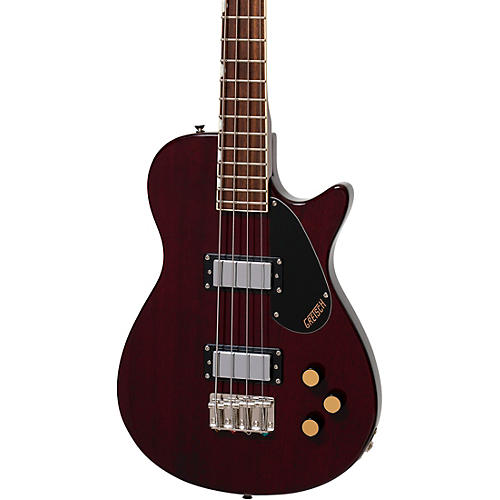 Gretsch Guitars Streamliner Jet Club Bass Single-Cut Short-Scale Bass Walnut Stain - musicians--Friend