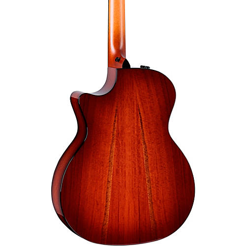 Taylor Custom Sinker Redwood-Red Ironbark Grand Auditorium Acoustic-Electric Guitar Shaded Edge Burst - musicians--Friend