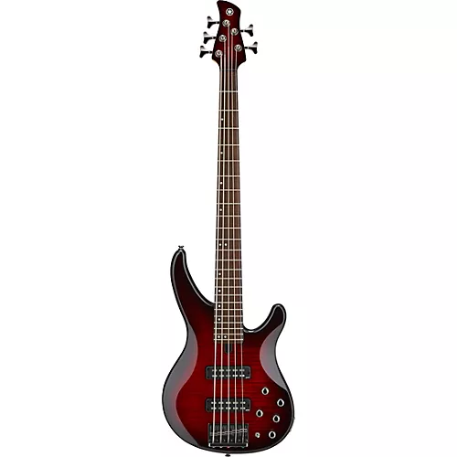 Yamaha TRBX605FM 5-String Electric Bass Guitar Natural Satin - musicians--Friend