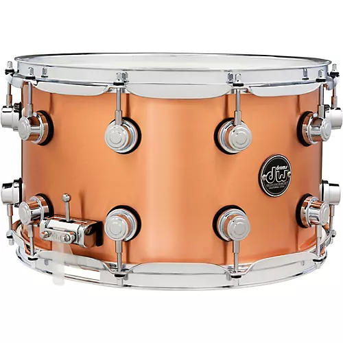 DW DW Performance Series 1 mm Polished Copper Snare Drum 14 x 6.5 in. - musicians--Friend