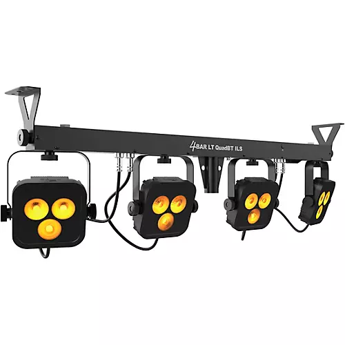 CHAUVET DJ 4BAR LT Quad Bluetooth ILS Mobile Wash Light System Black - musicians--Friend