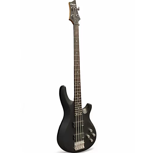 Used Schecter Guitar Research C4 4 String Black Electric Bass Guitar Black - musicians--Friend