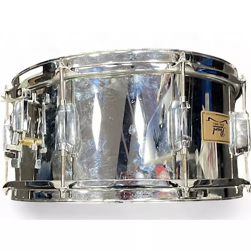 Used Pearl 14X6.5 Steel Shell Chrome Drum Chrome 213 - musicians--Friend