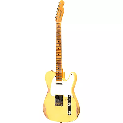 Fender Custom Shop 1952 Telecaster Heavy Relic Limited Edition Electric Guitar Nocaster Blonde - musicians--Friend