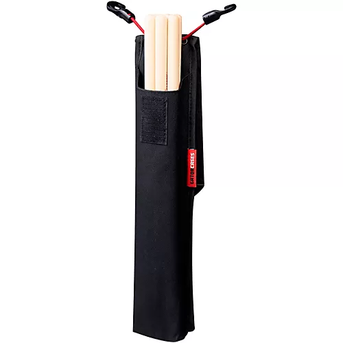 Gator Deluxe Faux Leather Drum Stick Bag Black - musicians--Friend