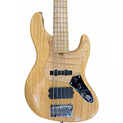 Used Brubaker JXB-5 Standard Natural Electric Bass Guitar Natural - musicians--Friend