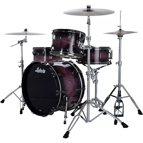 Ludwig Maple Exotic 3-Piece FAB Shell Pack with 22 in. Bass Drum Gold Burst - musicians--Friend