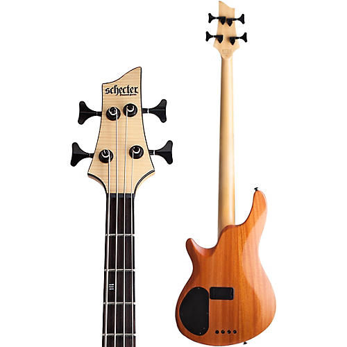Schecter Guitar Research C-4 GT Electric Bass Guitar Satin Natural - musicians--Friend