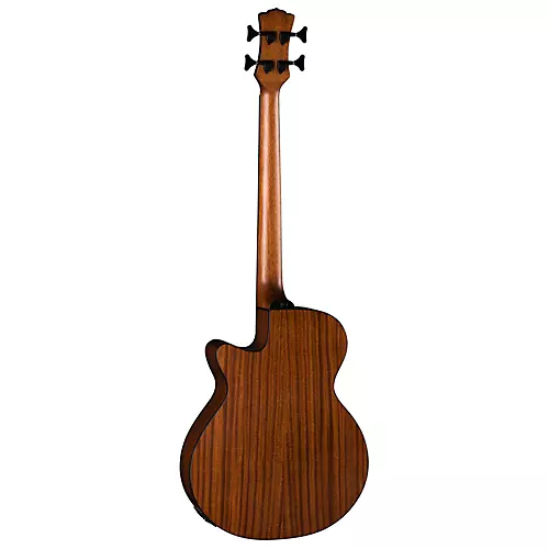 Luna Tribal Short-Scale Acoustic-Electric Bass Guitar - musicians--Friend