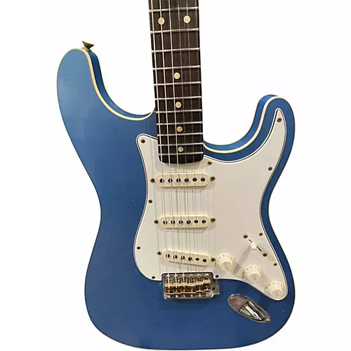 Used Fender CUSTOM SHOP DOUBLE BOUND STRATOCASTER AGED LAKE PLACID BLUE Solid Body Electric Guitar AGED LAKE PLACID BLUE - musicians--Friend