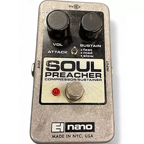 Used Electro-Harmonix Nano Soul Preacher Compressor Effect Pedal - musicians--Friend