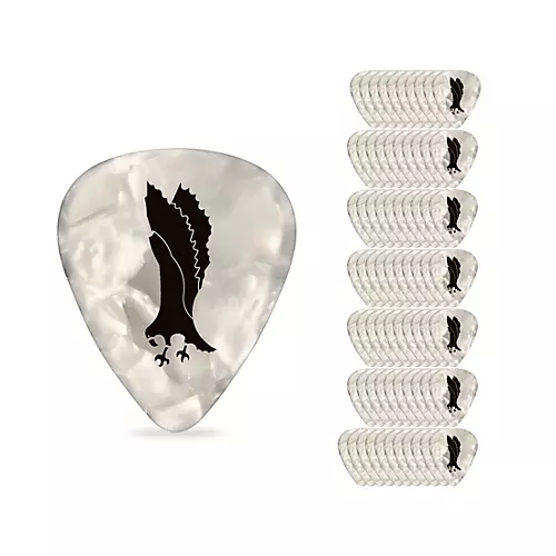 PRS Celluloid White Guitar Picks Medium 72 Pack - musicians--Friend