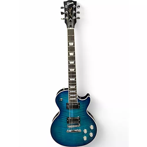 Used 2024 Gibson Les Paul Modern blueberry burst Solid Body Electric Guitar blueberry burst - musicians--Friend