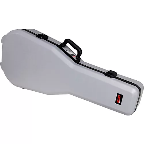Gator Flight Pro V3 TSA Series ATA Molded Acoustic Guitar Case Gray - musicians--Friend