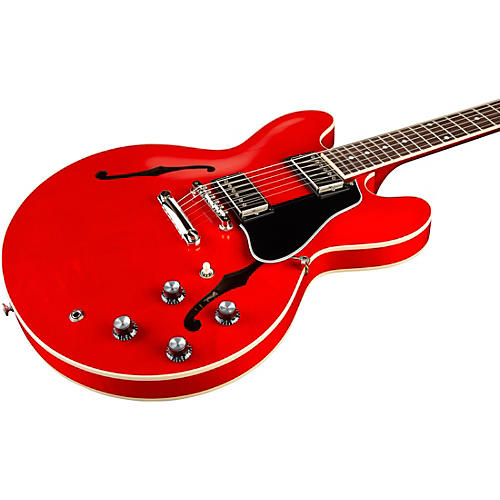 Gibson ES-335 Satin Semi-Hollow Electric Guitar Satin Cherry - musicians--Friend