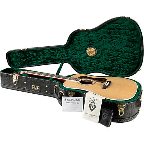 Guild D-55E Dreadnought Acoustic-Electric Guitar Natural - musicians--Friend