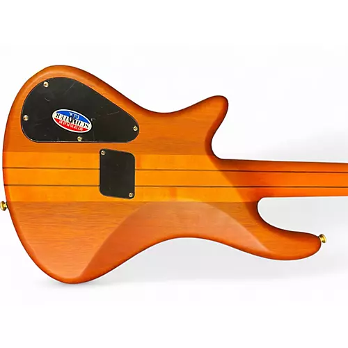 Used Schecter Guitar Research Stiletto Studio 5 String satin honey Electric Bass Guitar satin honey - musicians--Friend