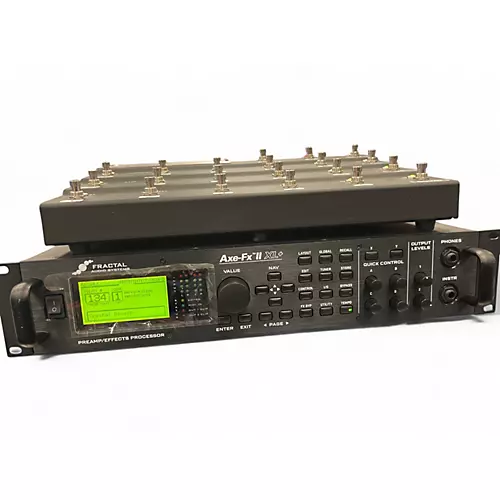 Used Fractal Audio Axe-FxII XL+ Multi Effects Processor - musicians--Friend