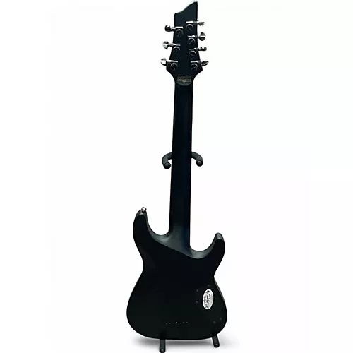 Used Schecter Guitar Research blackjack sls lh Black Solid Body Electric Guitar Black - musicians--Friend
