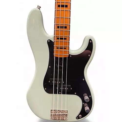 Used Squier Classic Vibe 1970S Precision Bass Surf Green Electric Bass Guitar Surf Green - musicians--Friend