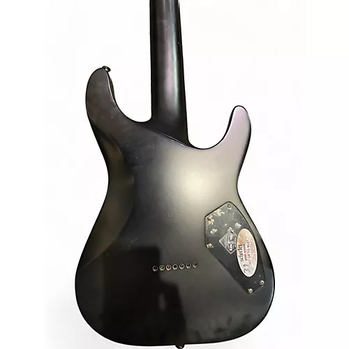 Used Schecter Guitar Research C7 STEALTH Black Electric Guitar Black - musicians--Friend