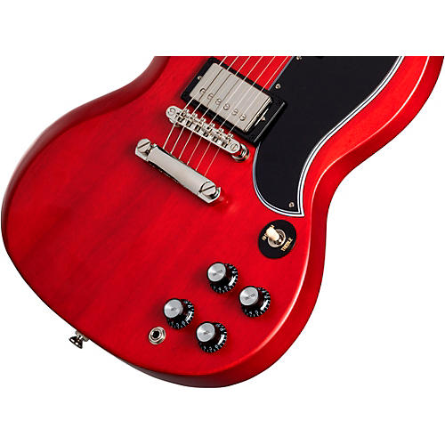 Epiphone 1961 Les Paul SG Standard Electric Guitar Aged Sixties Cherry - musicians--Friend