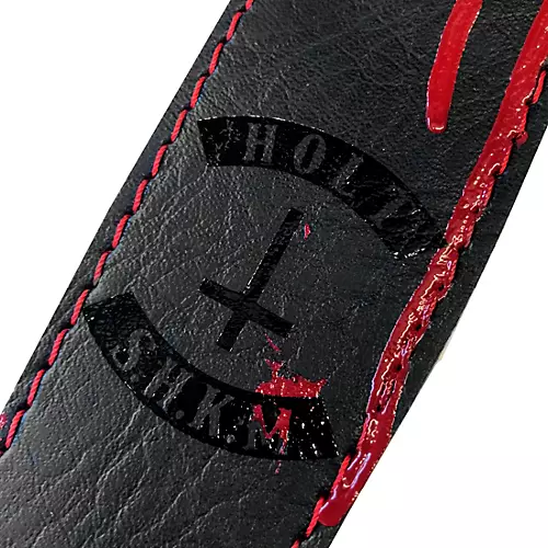 RICHTER Gary Holt Artist Series 1576GH-II Guitar Strap Black/Red 2.36 in. - musicians--Friend