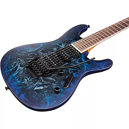 Ibanez S770 Standard Electric Guitar Cosmic Blue Frozen Matte - musicians--Friend