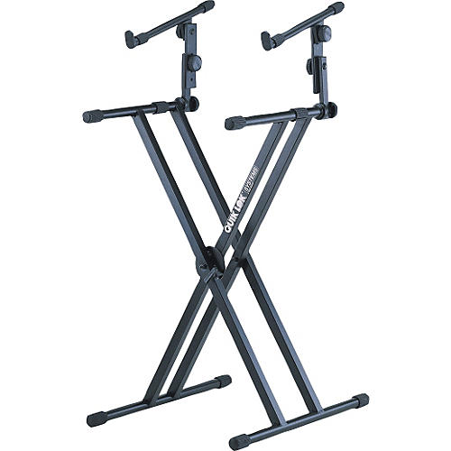 Quik-Lok Two Tier Heavy Duty X Keyboard Stand - musicians--Friend
