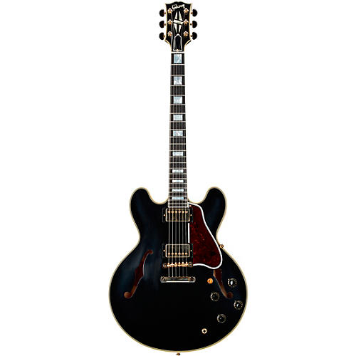 Gibson Custom Murphy Lab 1959 ES-355 Reissue Ultra Light Aged Semi-Hollow Electric Guitar Ebony - musicians--Friend