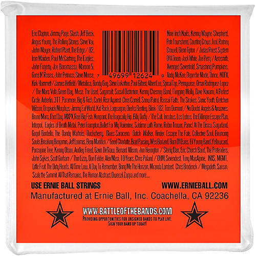Ernie Ball .009-.080 Skinny Top Heavy Bottom 8-String Guitar Set - musicians--Friend