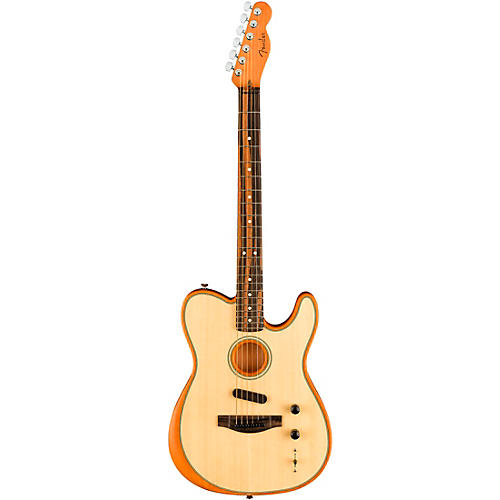 Fender American Acoustasonic Telecaster Ebony Fingerboard Acoustic-Electric Guitar Sunburst - musicians--Friend