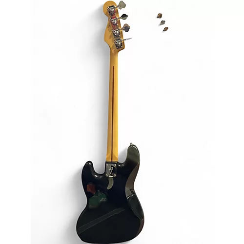 Used Fender Standard Jazz Bass Black and White Electric Bass Guitar Black and White - musicians--Friend