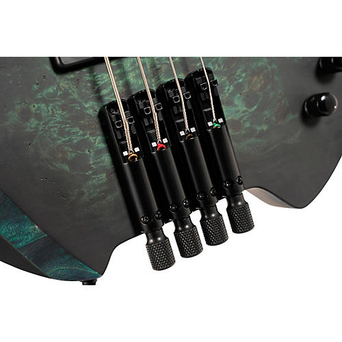 Cort Space 4 Artisan Headless Electric Bass Star Dust Black - musicians--Friend