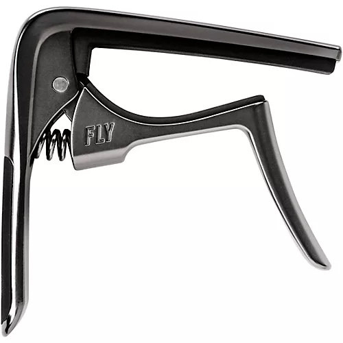Dunlop Trigger Fly Curved Capo Black - musicians--Friend