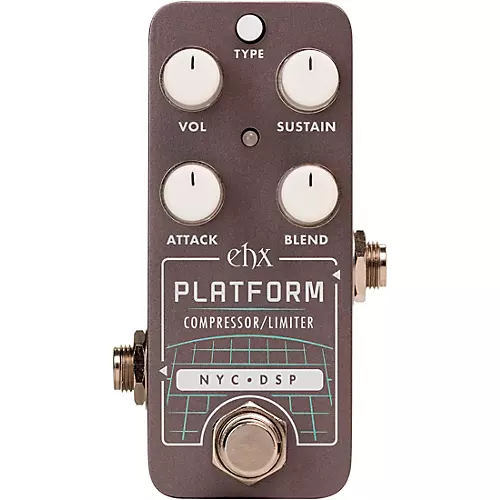 Electro-Harmonix PICO PLATFORM Compressor/Limiter Effects Pedal Grey - musicians--Friend