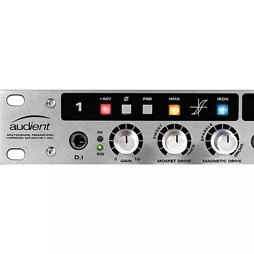 Audient ASP800 8-Channel Microphone Preamplifier and ADC With HMX & IRON Enhancement Circuitry - musicians--Friend