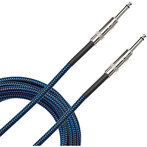 D'Addario Braided Instrument Cable 15 ft. Military Green - musicians--Friend