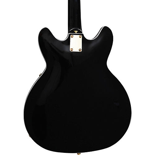Hagstrom '67 Viking II Hollowbody Electric Guitar Standard Black Gloss - musicians--Friend