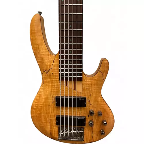 Used ESP LTD B206SM 6 String Natural Electric Bass Guitar Natural - musicians--Friend
