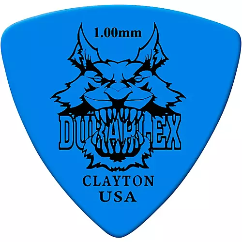 Clayton Duraplex Delrin Rounded Triangle Picks 1 Dozen .88 mm - musicians--Friend