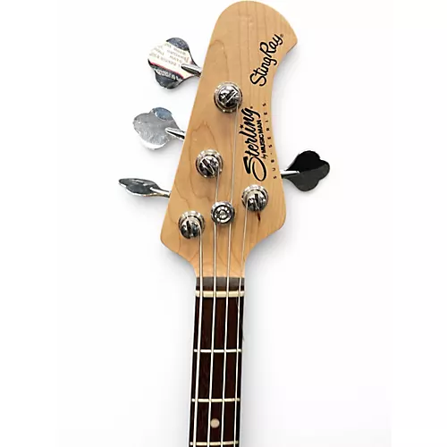 Used Sterling by Music Man Sub 4 Black Electric Bass Guitar Black - musicians--Friend