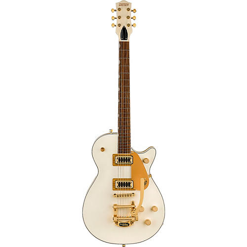 Gretsch Guitars G5237TG Electromatic Jet FT Bigsby Limited-Edition Electric Guitar Champagne White - musicians--Friend