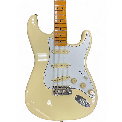 Used Fender Jimi Hendrix Stratocaster Olympic White Solid Body Electric Guitar Olympic White - musicians--Friend